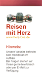 Mobile Screenshot of herz-bus.de